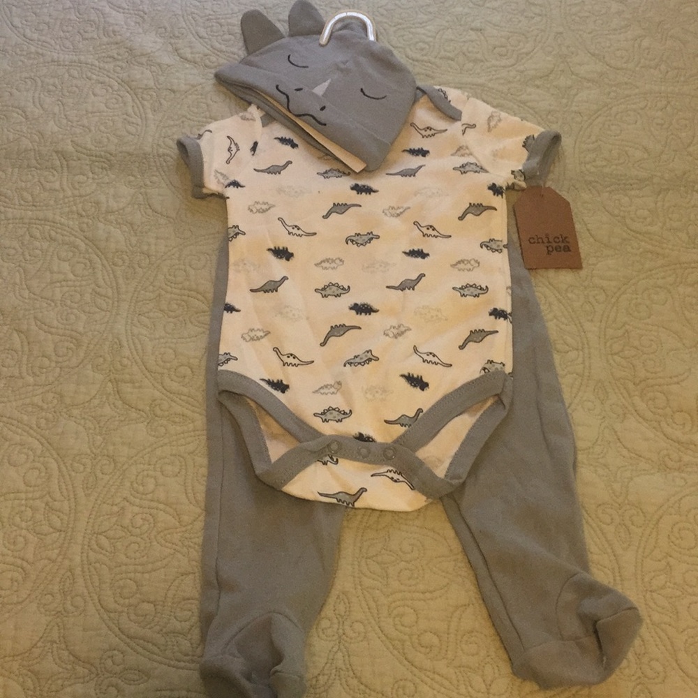 Chick Pea 3 pc set 6-9 mos